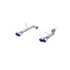 MBRP Exhaust T304 Stainless Steel, 2.5" Axle-Back, Dual Split Rear, Quad BE Tips, Race Profile for 2022-2024 Subaru WRX 2.4L - S48103BE