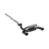 MBRP ARMOR BLK Cat-Back Exhaust, Black-Coated Aluminized Steel - 2016-2018 Ford Focus RS 2.3L - S4203BLK