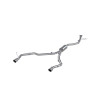 MBRP 21-22 Honda Ridgeline  T304 Stainless Steel 2.5in Cat-Back - Dual Split Rear Exit