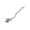 MBRP Exhaust T304 Stainless Steel, 3.0" Cat-Back, Triple Center Outlet for 2017-2021 Honda Civic, Type R 2.0L - S4901304
