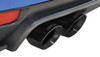 Corsa 14862BLK Sport Black Twin 3.5" Dual Rear Cat-Back for 2011-2014 Subaru Impreza WRX Hatchback 2.5L Turbo Manual