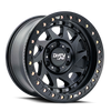 Dirty Life 9313 Enigma Race Matte Black Wheel 17x9 | 5x127 BC (5x5) | -38 Offset - fits Jeep Wrangler JL 2018-2026, Jeep Wrangler JK 2007-2018, Jeep Gladiator JT 2020-2026, Jeep Commander 2006-2010, Chevrolet C/K1500 2WD 1967-1998, and 7 more