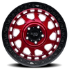 Dirty Life 9313 Enigma Race Red Wheel 17x9 | 5x127 BC (5x5) | -12 Offset - fits Jeep Wrangler JL 2018-2026, Jeep Wrangler JK 2007-2018, Jeep Gladiator JT 2020-2026, Jeep Commander 2006-2010, Chevrolet C/K1500 2WD 1967-1998, and 7 more