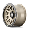 Dirty Life 9311 Enigma Pro Satin Gold Wheel 17x9 | 5x139.7 BC (5x5.5) | -38 Offset - fits Ram 1500 Classic 1994-2024, Ford Bronco 1966-1996, Ford F-100 1948-1996, Jeep CJ-5 1954-1983, Jeep CJ-7 1976-1986, and 7 more