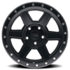 Dirty Life 9315 Compound Matte Black Wheel 17x9 | 5x139.7 BC (5x5.5) | -12 Offset - fits Ram 1500 Classic 1994-2024, Ford Bronco 1966-1996, Ford F-100 1948-1996, Jeep CJ-5 1954-1983, Jeep CJ-7 1976-1986, and 7 more