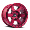 Dirty Life 9315 Compound Red Wheel 17x9 | 6x139.7 BC (6x5.5) | -38 Offset - fits Chevrolet Silverado 1500 1999-2026, GMC Sierra 1500 1999-2026, Chevrolet Tahoe 1992-2026, Chevrolet Suburban 1992-2026, GMC Yukon 1992-2026, and 25 more