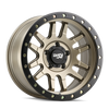 Dirty Life 9309 Canyon Pro 17x9 / 5x150 BP/0mm Offset/110mm Hub Satin Gold Wheel - Beadlock