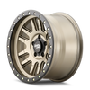 Dirty Life 9309 Canyon Pro Satin Gold Wheel 17x9 | 6x139.7 BC (6x5.5) | -12 Offset - fits Chevrolet Silverado 1500 1999-2026, GMC Sierra 1500 1999-2026, Chevrolet Tahoe 1992-2026, Chevrolet Suburban 1992-2026, GMC Yukon 1992-2026, and 25 more