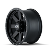 ION Wheels ION Type 134 Matte Black Wheel 17x8.5 | 5x127 BC (5x5) | -6 Offset - fits Jeep Wrangler JL 2018-2026, Jeep Wrangler JK 2007-2018, Jeep Gladiator JT 2020-2026, Jeep Commander 2006-2010, Chevrolet C/K1500 2WD 1967-1998, and 7 more