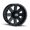 ION Wheels ION Type 134 Matte Black Wheel 17x8.5 | 5x127 BC (5x5) | -6 Offset - fits Jeep Wrangler JL 2018-2026, Jeep Wrangler JK 2007-2018, Jeep Gladiator JT 2020-2026, Jeep Commander 2006-2010, Chevrolet C/K1500 2WD 1967-1998, and 7 more