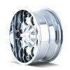Mayhem 8015 Warrior Chrome Wheel 20x9 | 6x135 BC | +0 Offset - fits Ford F-150 2004-2026, Ford F-150 Raptor 2010-2026, Ford Expedition 2003-2026, Lincoln Navigator 2003-2026, Lincoln Mark LT 2006-2014