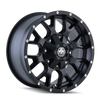 Mayhem 8015 Warrior Matte Black Wheel 17x9 | 5x127 BC (5x5) | -12 Offset - fits Jeep Wrangler JL 2018-2026, Jeep Wrangler JK 2007-2018, Jeep Gladiator JT 2020-2026, Jeep Commander 2006-2010, Chevrolet C/K1500 2WD 1967-1998, and 7 more