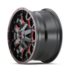Mayhem 8015 Warrior Black Wheel 20x9 | 6x135 BC | +18 Offset - fits Ford F-150 2004-2026, Ford F-150 Raptor 2010-2026, Ford Expedition 2003-2026, Lincoln Navigator 2003-2026, Lincoln Mark LT 2006-2014