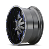 Mayhem 8015 Warrior Black Wheel 20x9 | 8x180 BC | +0 Offset - fits Chevrolet Silverado 2500HD 2011-2026, Chevrolet Silverado 3500HD SRW 2011-2026, GMC Sierra 2500HD 2011-2026, GMC Sierra 3500HD SRW 2011-2026