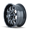 Mayhem 8015 Warrior Black Wheel 18x9 | 6x135 BC | -12 Offset - fits Ford F-150 2004-2026, Ford F-150 Raptor 2010-2026, Ford Expedition 2003-2026, Lincoln Navigator 2003-2026, Lincoln Mark LT 2006-2014