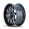 Mayhem 8015 Warrior Black Wheel 20x9 | 8x180 BC | +18 Offset - fits Chevrolet Silverado 2500HD 2011-2026, Chevrolet Silverado 3500HD SRW 2011-2026, GMC Sierra 2500HD 2011-2026, GMC Sierra 3500HD SRW 2011-2026