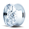 Mayhem 8040 Tank Chrome Wheel 17x9 | 8x180 BC | +25 Offset - fits Chevrolet Silverado 2500HD 2011-2026, Chevrolet Silverado 3500HD SRW 2011-2026, GMC Sierra 2500HD 2011-2026, GMC Sierra 3500HD SRW 2011-2026