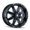 Mayhem 8040 Tank Black Wheel 18x9 | 5x114.3 BC (5x4.5) | +10 Offset - fits Ford Explorer ST 2020-2026, Toyota Tacoma 1995-2004, Toyota 4Runner 1996-2002, Nissan Xterra 1999-2004, Nissan Frontier 1998-2004, and 13 more
