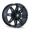 Mayhem 8090 Rampage Matte Black Wheel 20x9 | 8x165.1 BC (8x6.5) | +0 Offset - fits Ram 2500 1994-2026, Ram 3500 SRW 1994-2026, Chevrolet Silverado 2500 (pre-2011), Chevrolet Silverado 3500 (pre-2011), GMC Sierra 2500 (pre-2011), and 6 more