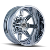 Mayhem 8101 Monstir 19.5x6.75 / 8x200 BP / -143mm Offset / 142mm Hub Rear Chrome Wheel