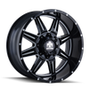 Mayhem 8100 Monstir Black Wheel 18x9 | 8x180 BC | +0 Offset - fits Chevrolet Silverado 2500HD 2011-2026, Chevrolet Silverado 3500HD SRW 2011-2026, GMC Sierra 2500HD 2011-2026, GMC Sierra 3500HD SRW 2011-2026