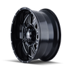 Mayhem 8100 Monstir Black Wheel 18x9 | 8x180 BC | +0 Offset - fits Chevrolet Silverado 2500HD 2011-2026, Chevrolet Silverado 3500HD SRW 2011-2026, GMC Sierra 2500HD 2011-2026, GMC Sierra 3500HD SRW 2011-2026