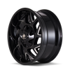 Mayhem 8106 Hatchet Black Wheel 20x10 | 6x135 BC | -24 Offset - fits Ford F-150 2004-2026, Ford F-150 Raptor 2010-2026, Ford Expedition 2003-2026, Lincoln Navigator 2003-2026, Lincoln Mark LT 2006-2014