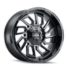 Mayhem 8111 Flywheel Black Wheel 20x9 | 5x127 BC (5x5) | +18 Offset - fits Jeep Grand Cherokee SRT 2006-2021, Jeep Grand Cherokee Trackhawk 2018-2021, Dodge Durango SRT 2018-2026, Jeep Wrangler JL 2018-2026, Jeep Wrangler JK 2007-2018, and 10 more