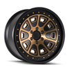 Mayhem 8301 Flat Iron Matte Black Wheel 18x9 | 6x120 BC | +0 Offset - fits Chevrolet Colorado 2015-2022, GMC Canyon 2015-2022, Cadillac SRX 2009-2016, Cadillac XT5 2017-2022, Cadillac XT6 2020-2022, and 4 more