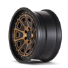 Mayhem 8301 Flat Iron 17x9 / 6x120 BP / -12mm Offset / 66.9mm Hub Matte Black w/ Bronze Tint Wheel