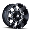 Mayhem 8103 Fierce Black Wheel 18x9 | 6x120 BC | +18 Offset - fits Chevrolet Colorado 2015-2022, GMC Canyon 2015-2022, Cadillac SRX 2009-2016, Cadillac XT5 2017-2022, Cadillac XT6 2020-2022, and 4 more