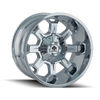 Mayhem 8105 Combat Chrome Wheel 18x9 | 8x165.1 BC (8x6.5) | -12 Offset - fits Ram 2500 1994-2026, Ram 3500 SRW 1994-2026, Chevrolet Silverado 2500 (pre-2011), Chevrolet Silverado 3500 (pre-2011), GMC Sierra 2500 (pre-2011), and 6 more