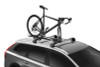 Thule FastRide Fork-Mount Roof Bike Rack (For Quick-Release Bikes/Adapter Req. for Thru-Axle) - Blk