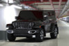 Rally Armor 2018-2024 Jeep JL Wrangler | Wrangler 392 | 4XE Black UR Mud Flap w/ Red Logo - MF54-UR-BLK/RD