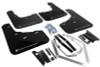 Rally Armor 13+ Ford Fiesta ST Black Mud Flap w/ Silver Logo