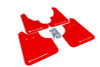 Rally Armor 2009+ Subaru Forester UR Red Mud Flap w/ White Logo