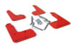 Rally Armor 17-19 Honda Civic Sport Touring Red UR Mud Flap w/ Black Logo