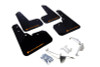 Rally Armor 13+ Subaru XV Crosstrek Black Mud Flap w/ Orange Logo