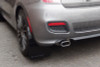 Rally Armor 12+ Fiat 500 (Pop/Sport/Lounge/Abarth) Red Mud Flap w/ White Logo