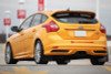 Rally Armor 12-19 Ford Focus / ST 16-19 Ford Focus RS UR Black Mud Flap w/ Tangerine Scream Logo