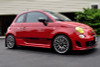 Rally Armor 12+ Fiat 500 (Pop/Sport/Lounge/Abarth) Black Mud Flap w/ Red Logo