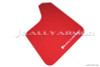 Rally Armor Universal fitment (no hardware) UR Red Mud Flap w/ White Logo