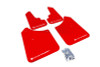 Rally Armor 2003-2008 Subaru Forester UR Red Mud Flap w/ White Logo