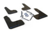 Rally Armor 17-19 Honda Civic Sport Touring UR Black Mud Flap w/ Blue Logo