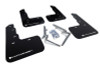 Rally Armor 17-18 Honda Civic Type R (Type R Only) UR Black Mud Flap w/ White Logo