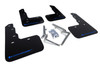 Rally Armor 17-18 Honda Civic Type R (Type R Only) UR Black Mud Flap w/ Blue Logo
