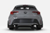 Rally Armor 10-13 Mazda3/Speed3 (Hatch/Sedan) Black Mud Flap BCE Logo