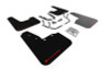 Rally Armor 2018-21 Ford Fiesta ST Mk8 Black Mud Flap w/ Red Logo