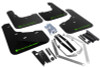 Rally Armor 13-19 Ford Fiesta ST UR Black Mud Flap w/ Green Logo