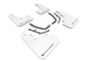 Rally Armor 2019+ Mazda3 GT Sport Hatch UR White Mud Flap w/ Black Logo